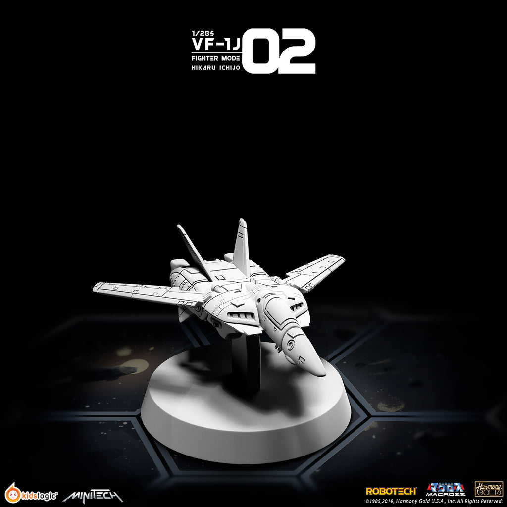 MT02 1/285 Macross VF1J Fighter Mode Miniature (Hikaru Ver)