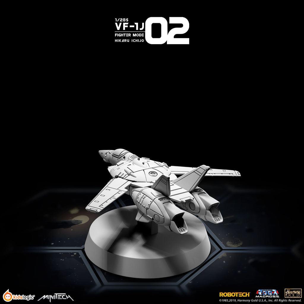 MT02 1/285 Macross VF1J Fighter Mode Miniature (Hikaru Ver)