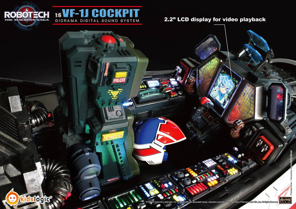ST01 Robotech Macross VF-1J 1:6 Cockpit Diorama Digital Sound System