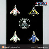 Robotech Macross Skull Squadron Deluxe Pin Set,  Set of 5