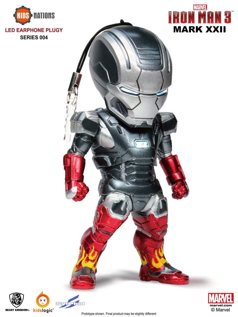 KN SF04, Iron Man Earphone Plug 04, Iron Man 3, Set of 6