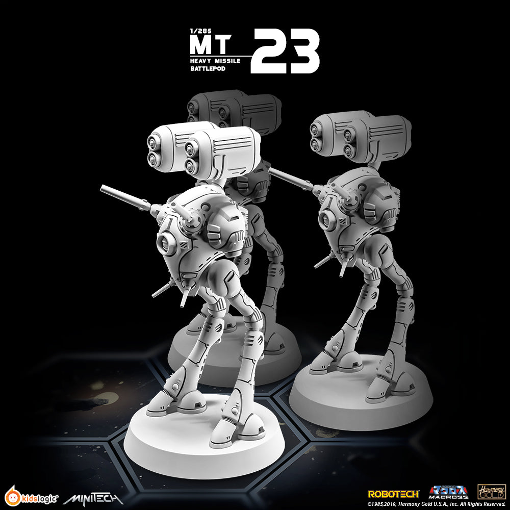 MT23 1/285 Robotech Macross Heavy Missile Battlepod (Set of 3)