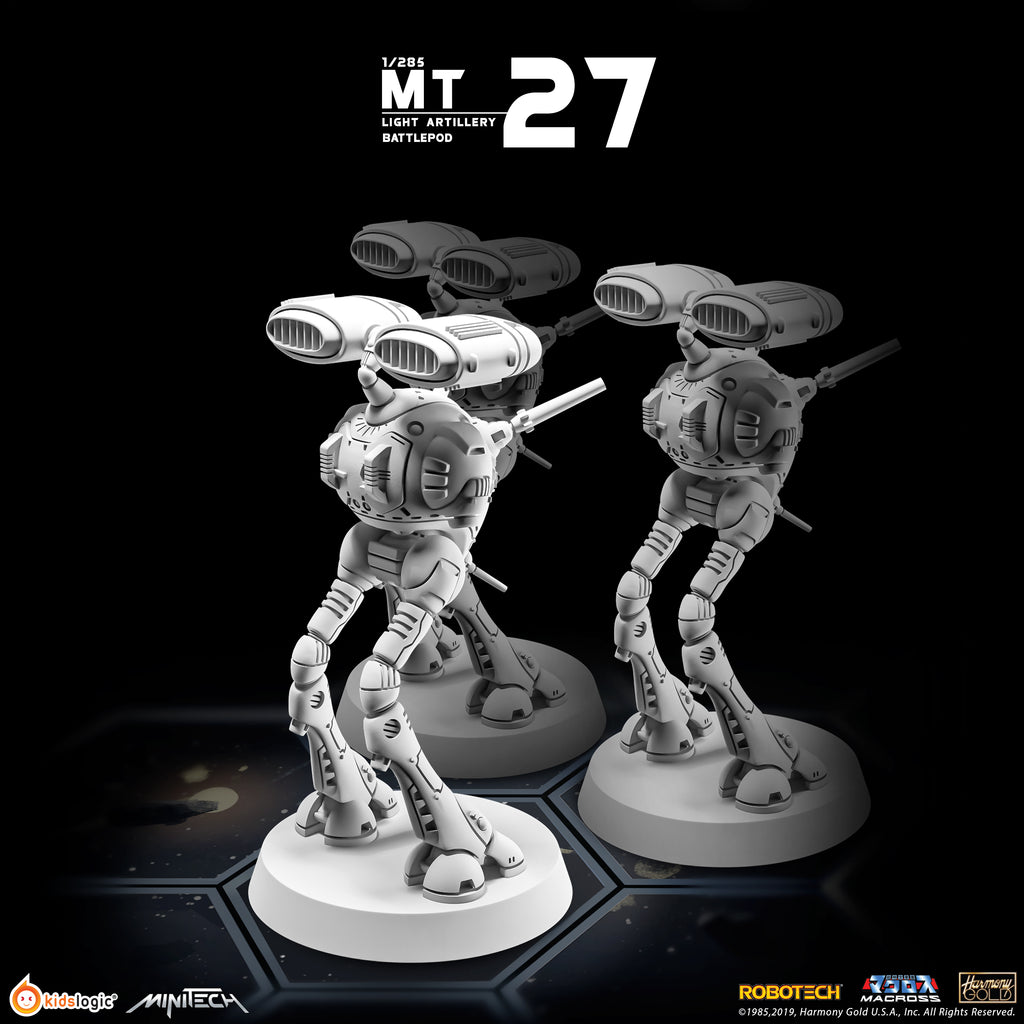 MT27 1/285 Robotech Macross Light Artillery Battlepod (Set of 3)